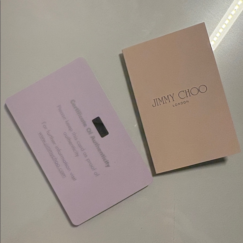 Jimmy Choo Metallic Rose Clutch - Picture 6 of 6